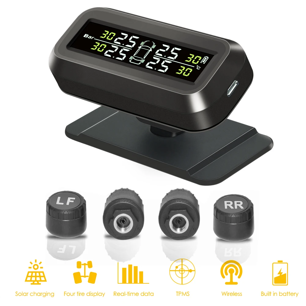 C68 USB + ¾翭  ڵ TPMS Ÿ̾ з  ý, 4  ܺ  , 帮 ߴ  ͸ 