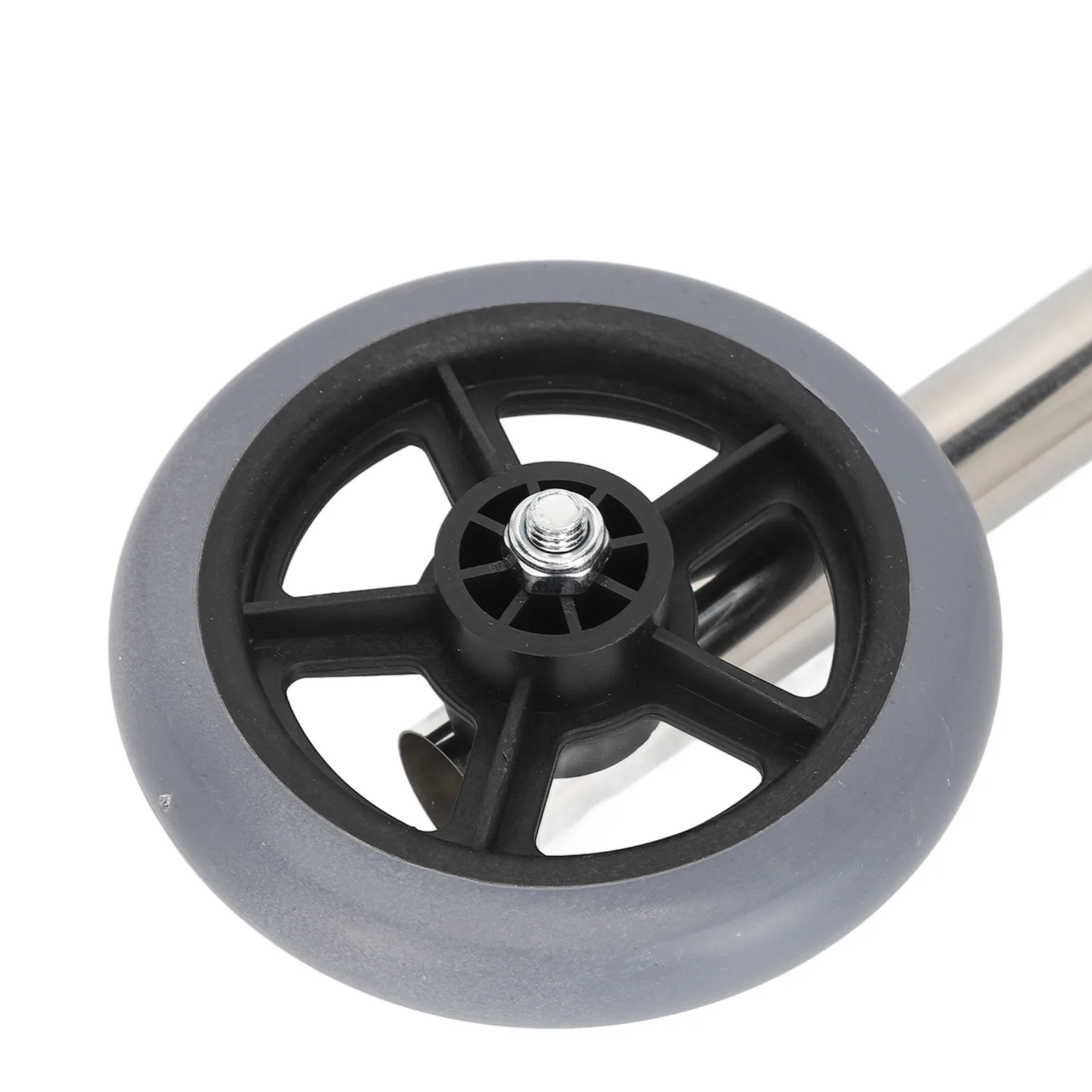 2pcs  Walker Wheels Universal Walker Wheels Replacement 6 Adjustable Height Rollator Wheels Accessories for Seniors Elderly 6