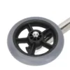 2pcs  Walker Wheels Universal Walker Wheels Replacement 6 Adjustable Height Rollator Wheels Accessories for Seniors Elderly 6