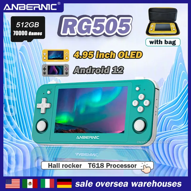 Anbernicハンドヘルドプレーヤー、レトロゲームシミュレーター