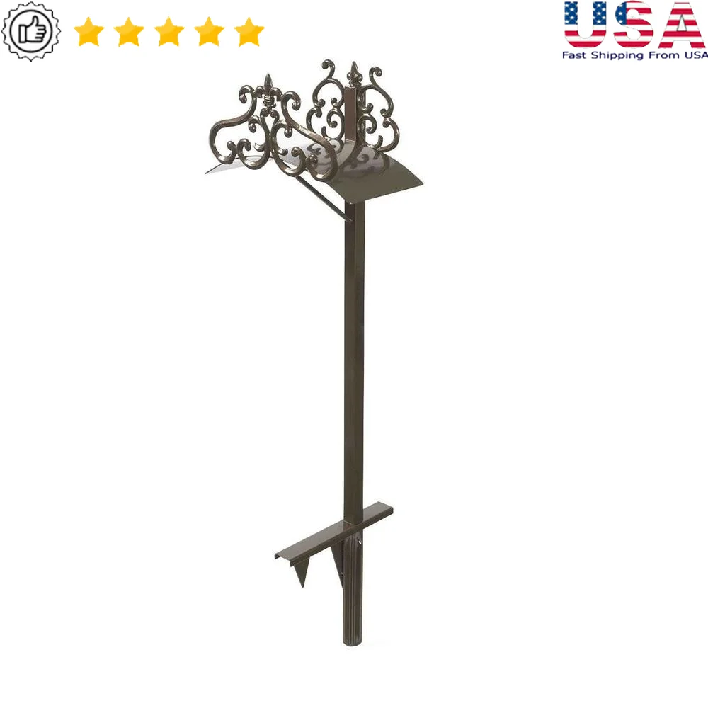 Steel Decorative Garden Hose Stand – Mediterranean Design, Heavy Gauge, Powder Coate 1