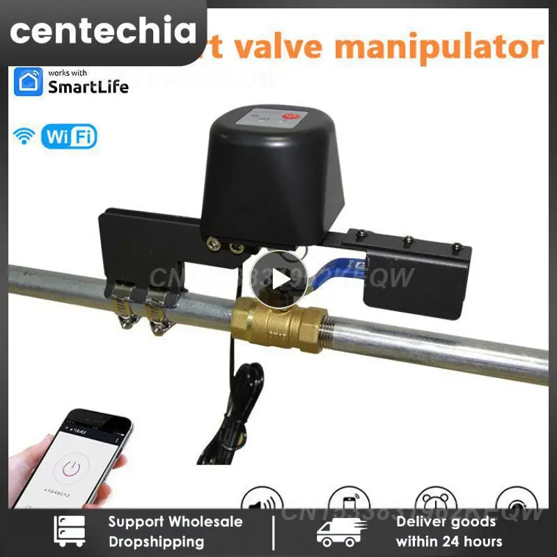 

Wi-Fi/умный водяной/газовый клапан Tuya, автоматическое управление умным домом, работает с Alexa Home Smart Life