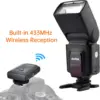 Godox TT520II Wireless Camera Flash Speedlite Thinklite with Build-in 433MHz Signal for Canon Nikon Pentax Fujifilm Olympus DSLR 3