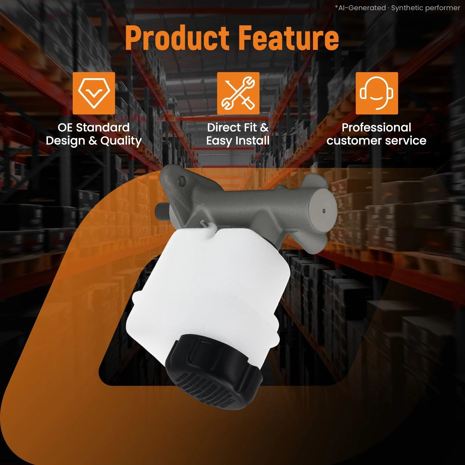 Brake Master Cylinder w/Sensor for Hyundai Sonata 2006-2010/Azera 2006-13