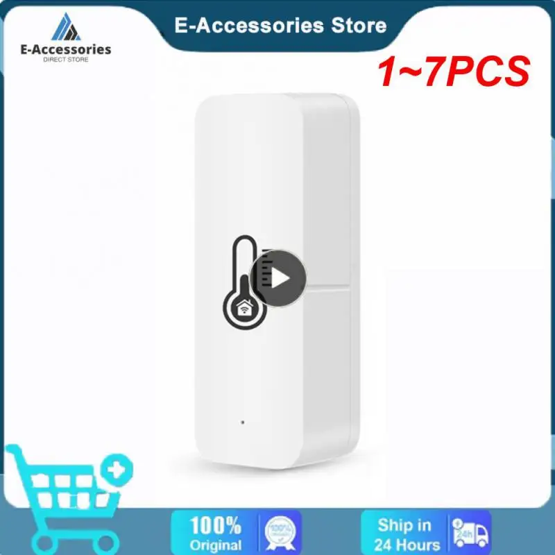 

1~7PCS Tuya Smart Wifi Temperature And Humidity Sensor Indoor Hygrometer Controller Monitoring For Alexa Home