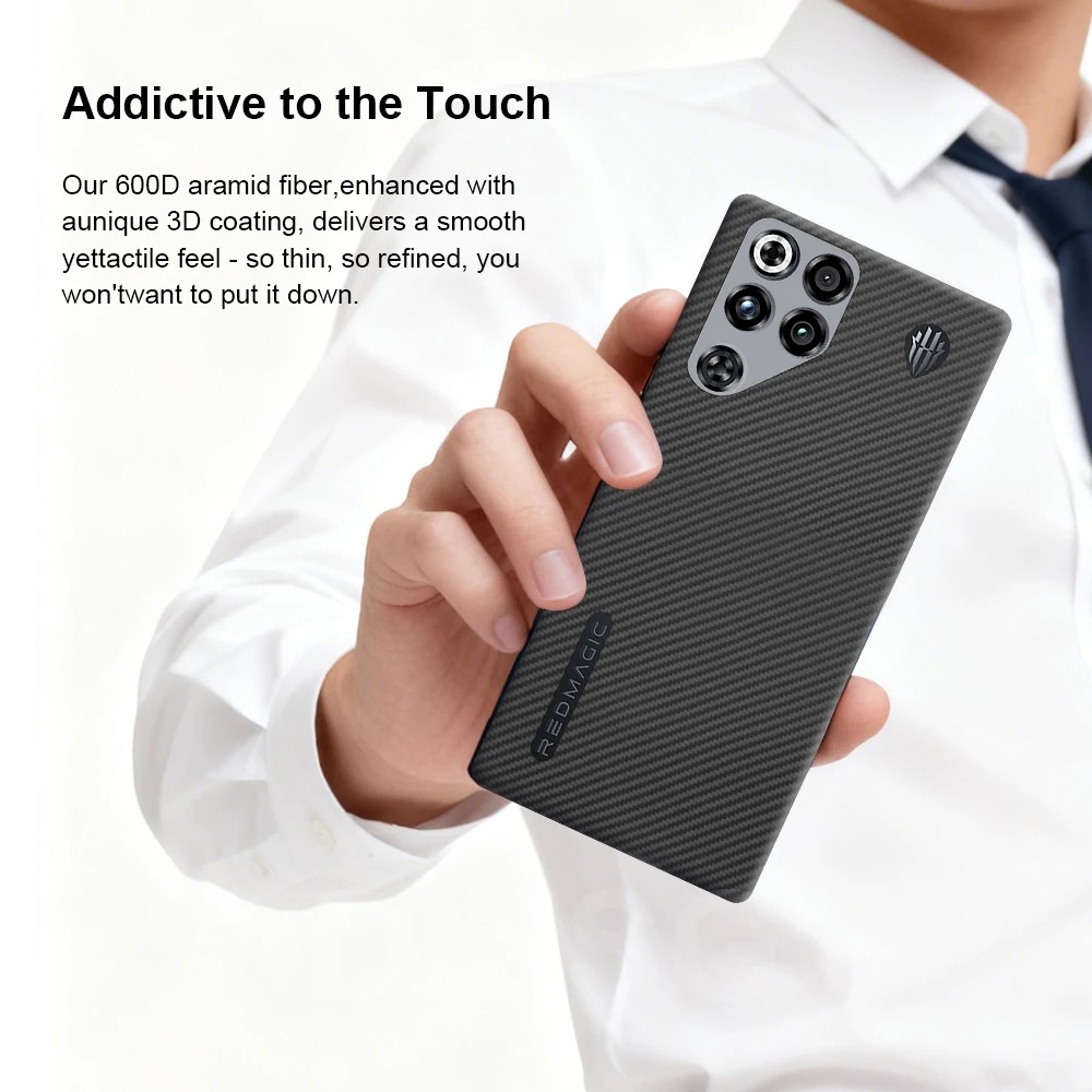 Carbon Fiber Ultra-Thin Phone Case with Aramid Fiber and Magnetic Protection