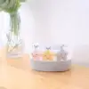 2 pieces of L+M woven basket table storage, cosmetics storage box, storage basket, bedside key table storage basket 2