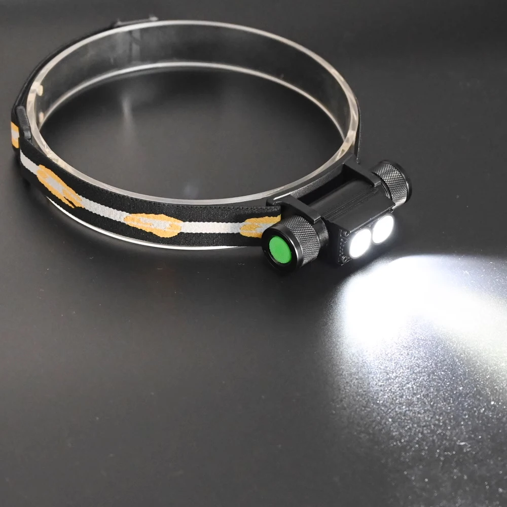 Lampe frontale led rechargeable étanche pour camping et course_voghion.com