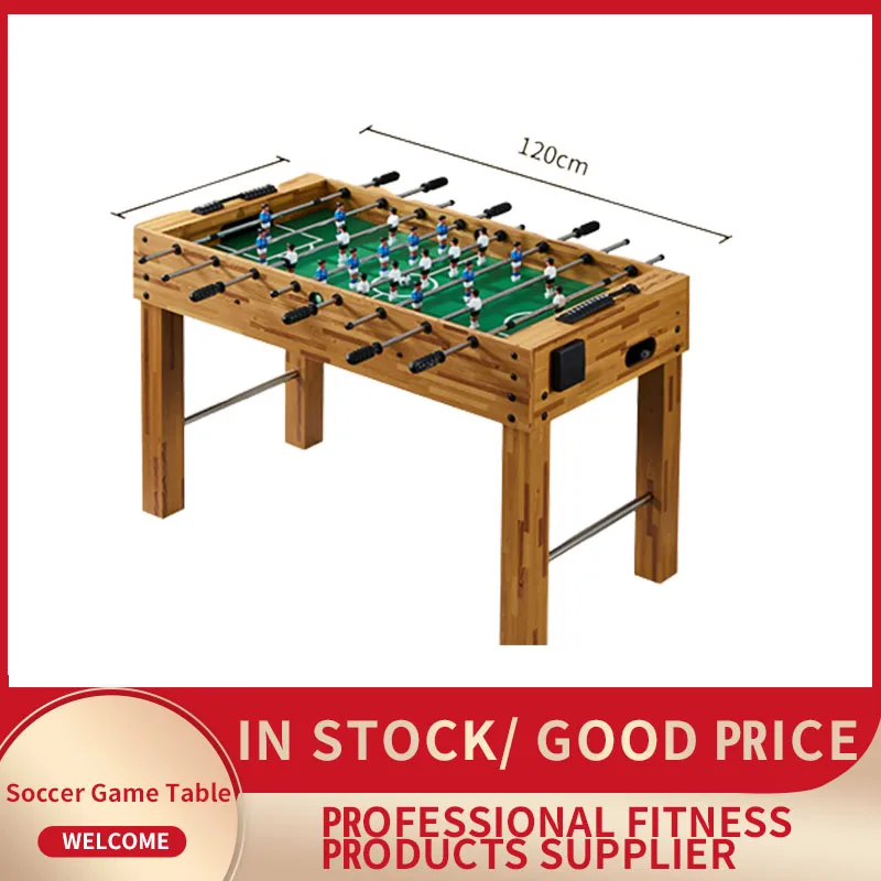 HOMCOM Table Baby-foot Pour Enfants à Partir De 6 Ans 2 Ballons 18 Joueurs 69 X 37 X 24 Cm~1fp6l27mang01