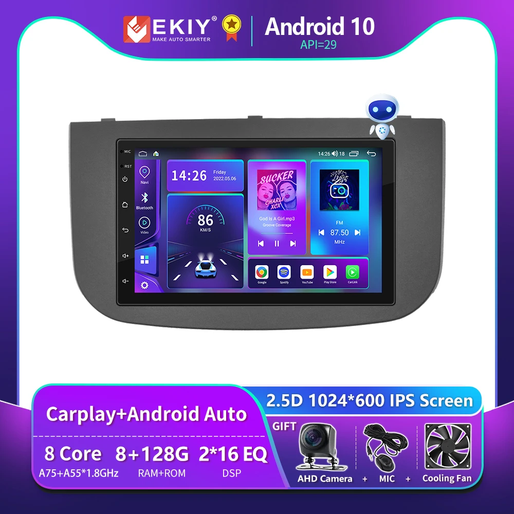 

EKIY T900 Car Radio For Mitsubishi Colt Z30 Z30G Z3B Z3V 2007 - 2012 Multimedia Video Player Navigation GPS Android Auto 2 DIN