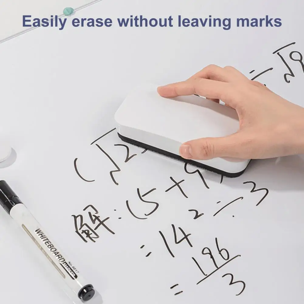 

Blackboard Eraser Practical Adsorbable Durable for Enterprise Magnetic Whiteboard Eraser Whiteboard Eraser