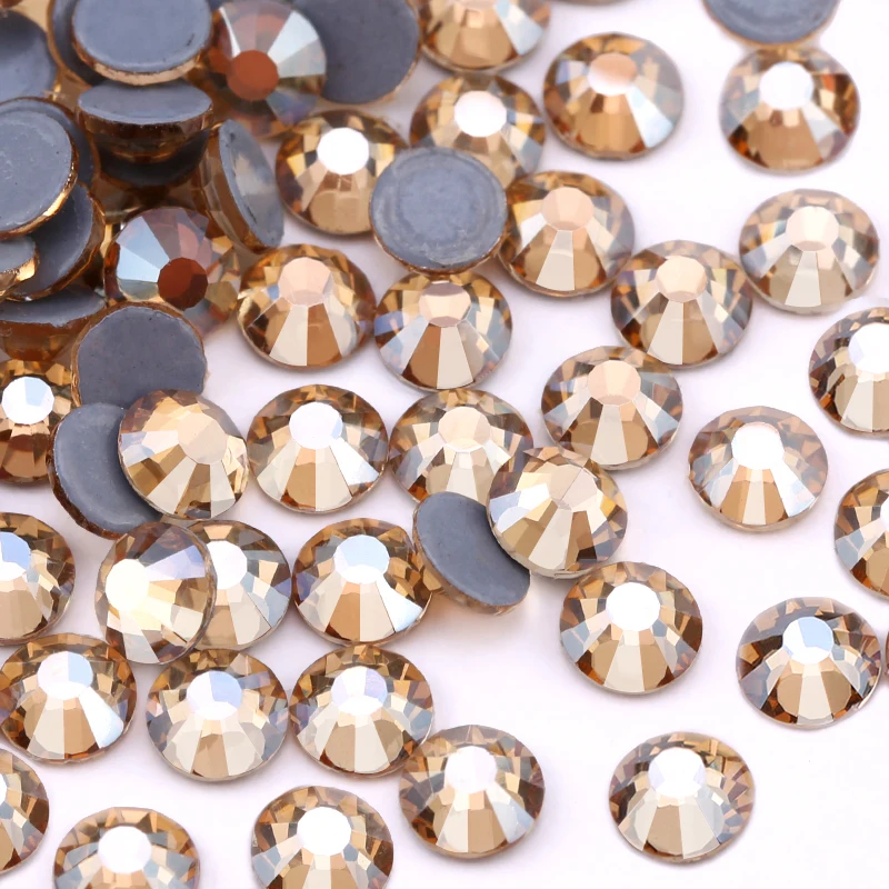 Multi-Color Crystal AB Hot Fix Rhinestones for Nail Art and Fabric Garments