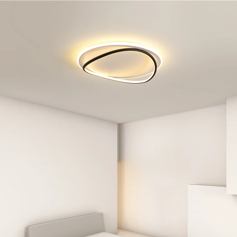 

Acrylic Light Luxury Bedroom Ceiling Light Modern Minimalist Guest Restaurant Balcony Aisle Lamp Nordic Creative Study Luminaire