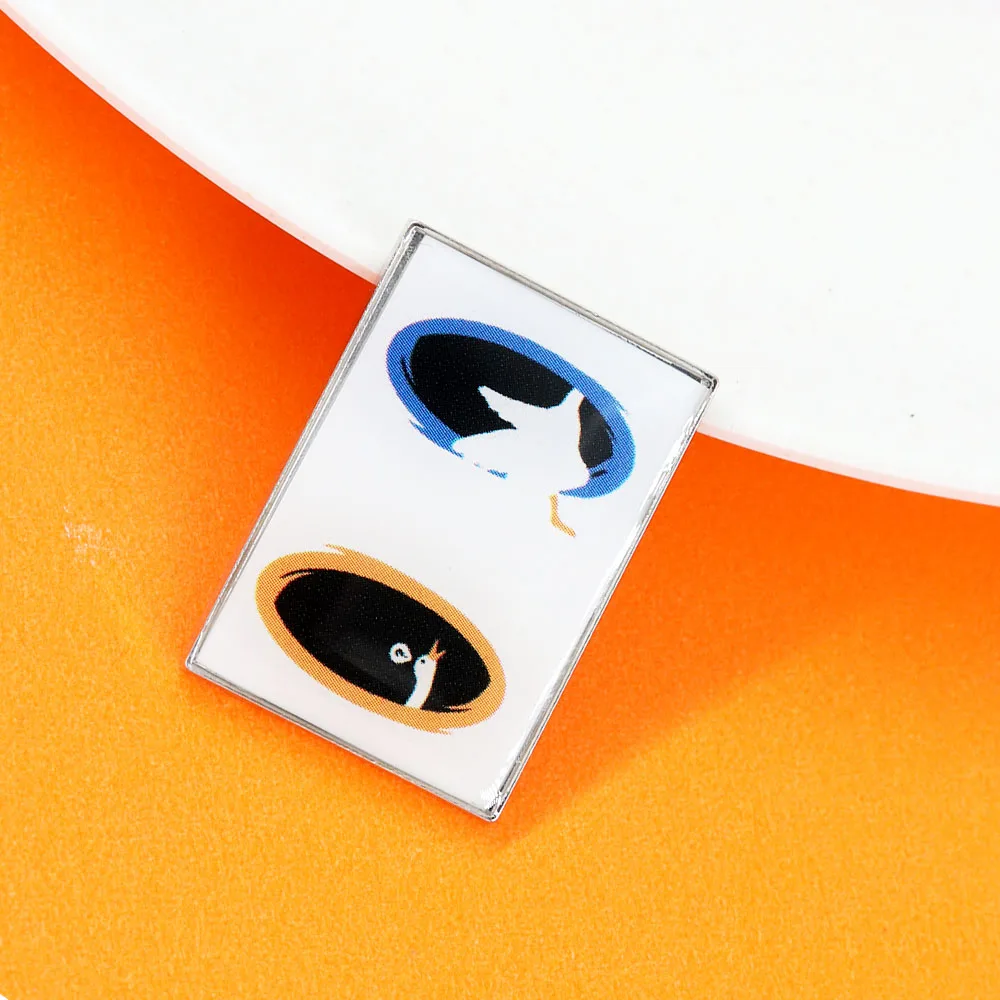Portal Untitled Goose Game dispension Anyplace Door Time Travel fans gift  Emotions Pranks Funny Metal Alloy Badge Pin de solapa - AliExpress, image size:1000x1000