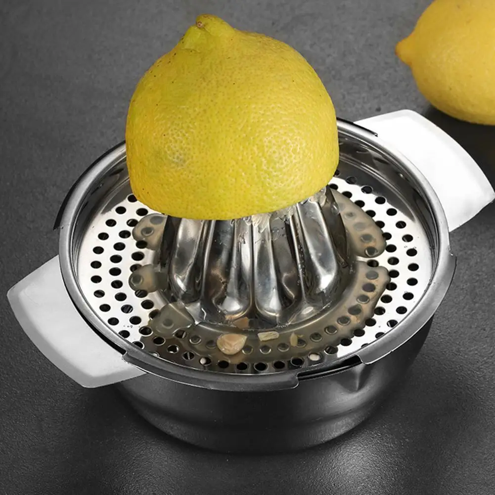 Portable Hand Juicer Orange Lemon Citrus Lime Fruit Gadgets Juice Kitchen Tools Blender Manual Steel Squeezer