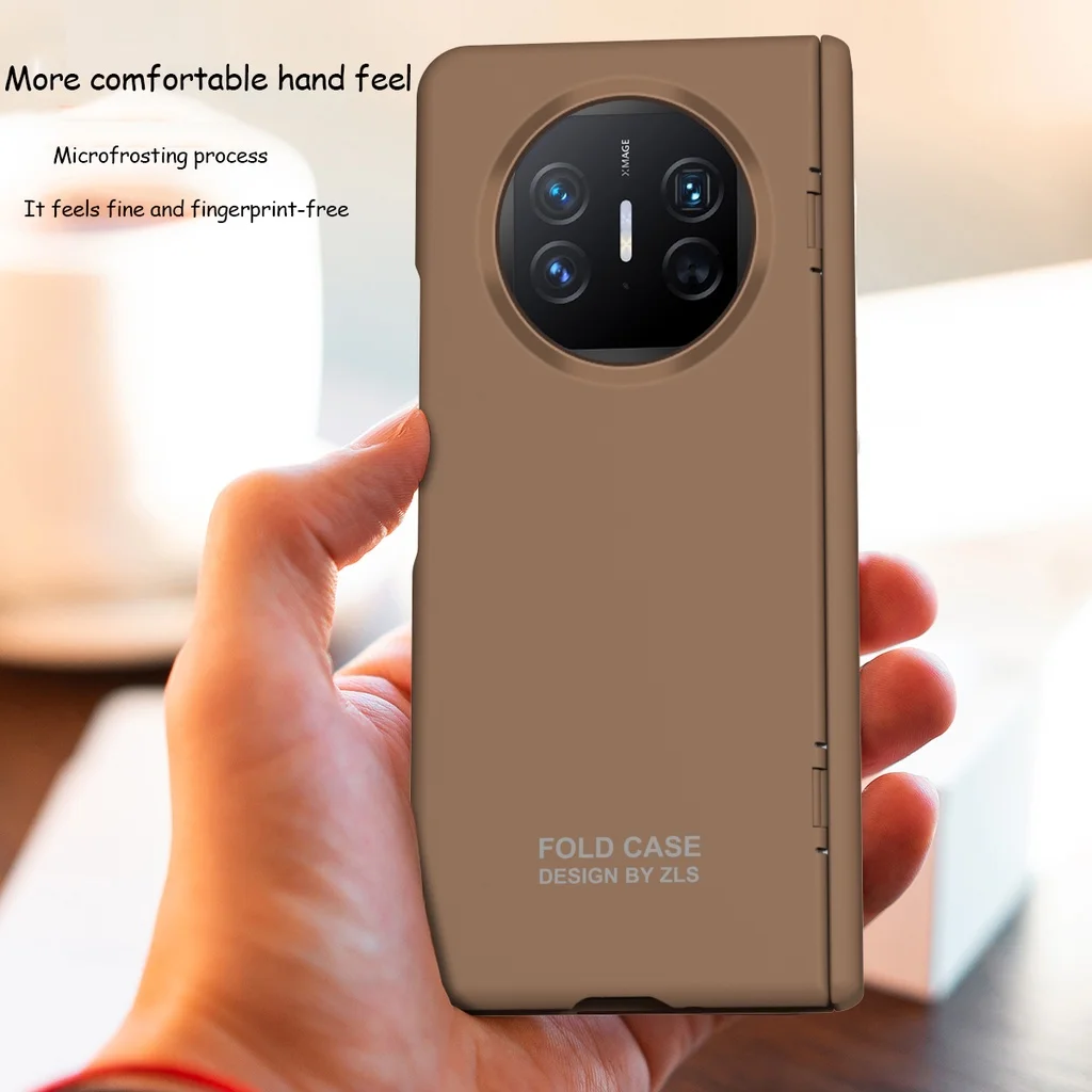 Magnetic Hinge Protection Hard PC Phone Cover For Huawei Mate X5 Mate X3 Case Shockproof With Tempered Film