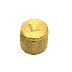 Automotive Air Conditioner Dust Cover Valve Caps - High/Low Pressure Port Accessories (Copper L)