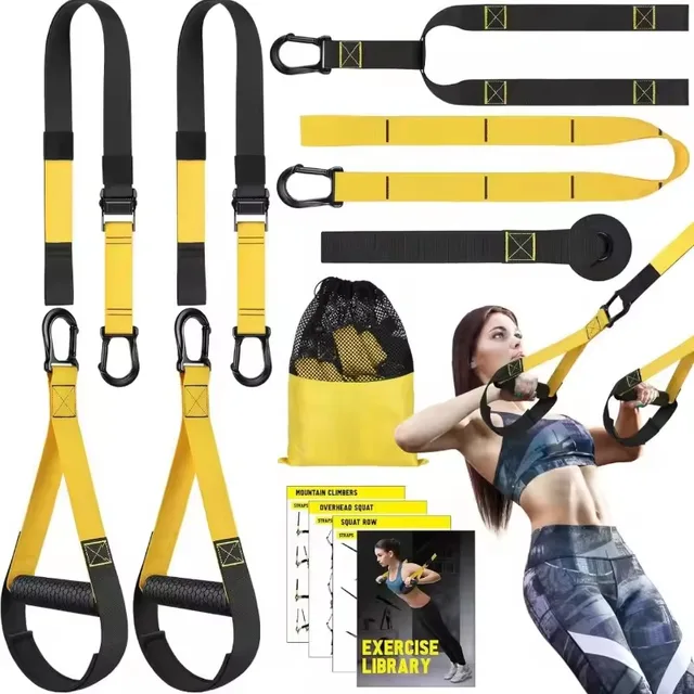 P3-Trx Suspension Training Belt Home Fitness Tension Band Tension Rope Resistance Band Suspension Training System Gym Equipment 2