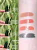 Girlcult Flat Peach Series ALLIN Makeup Gift Set Lip Gloss lipstick Blush Highlighter Mirror Set 4