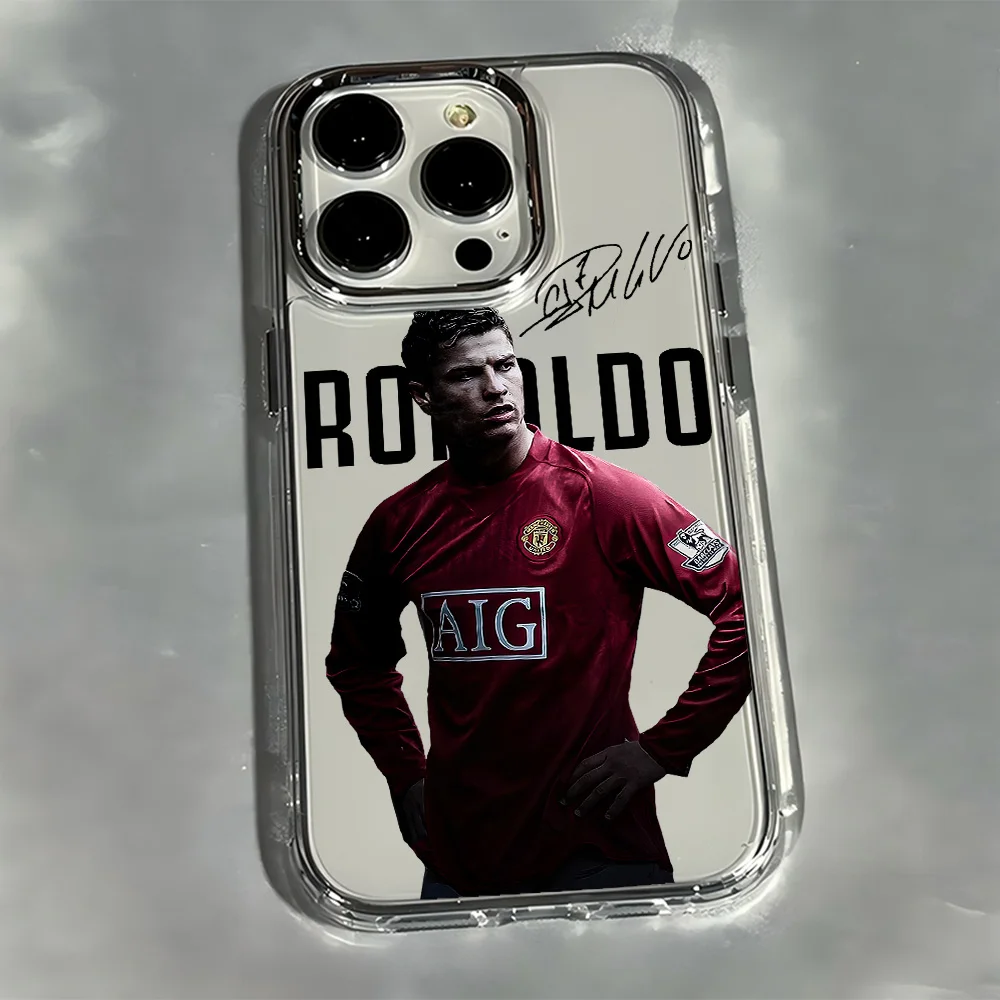 Famous Football Player Transparent Soft Phone Case