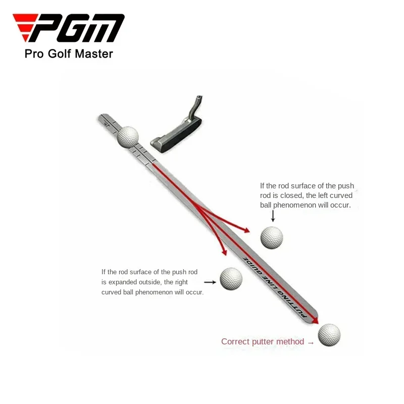 PGM Golf Correction Putter Ruler Putter Track Guide Maintains Forward Spin Ball Golf Swing Trainer Golf Training Aids JZQ026 4