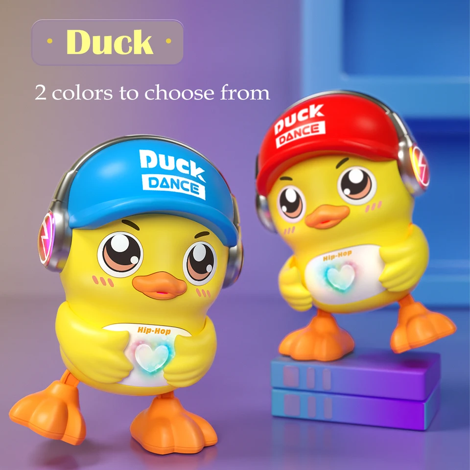 Cute Animals Electronic Toy, Owl Duck Pet With Music Light Dancing Adjustable Volume Moving Robot Mode For Children_voghion.com
