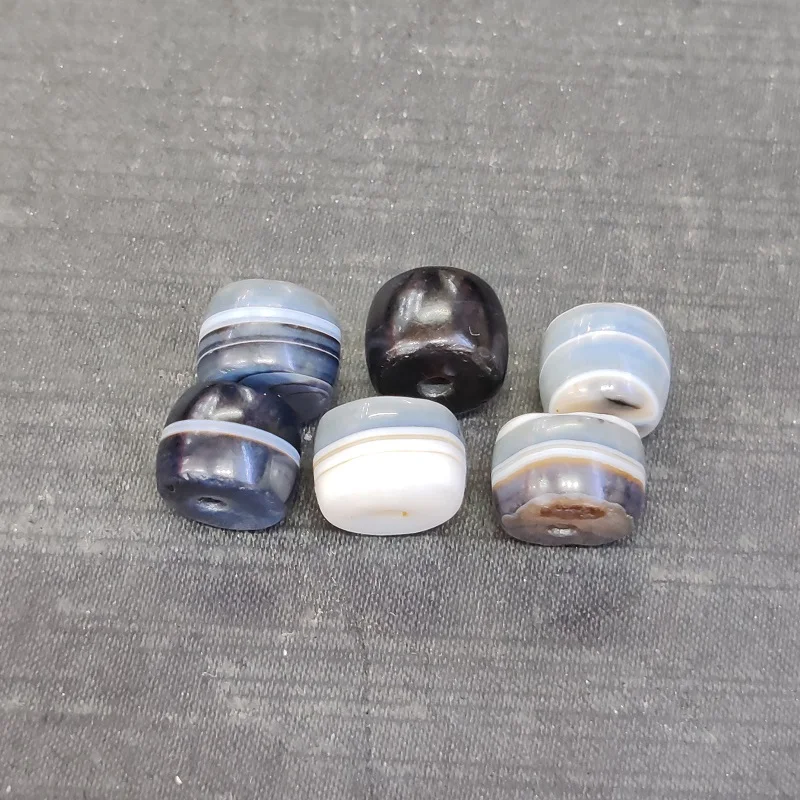 

Tibetan Totem Dzi Natural Silk wrapped Agate Beads for men and women's Necklaces, Pendants, Bracelets, DIY Accessories