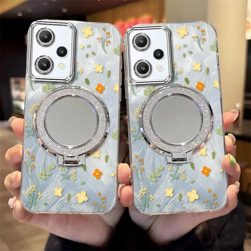 Lovely Flower Bracelet Holder Phone Case Cover