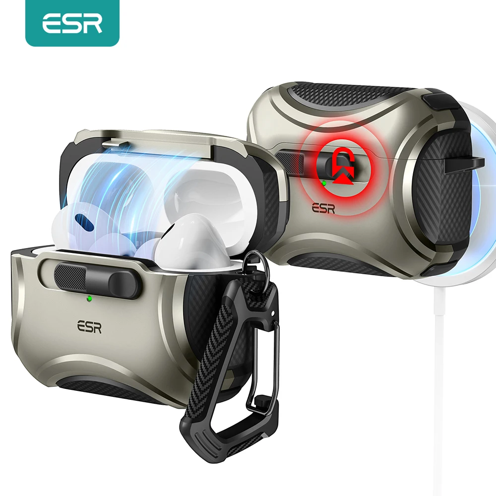 AirPods pro2 ＋ ケース（ESR FLICKLOOK CASE） AirPods Pro Protective Case with Lock - ESR