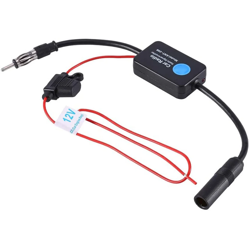ANT-208-12V-Car-Automobile-FM-AM-Radio-Signal-Amplifier-Aerial-Antenna ...