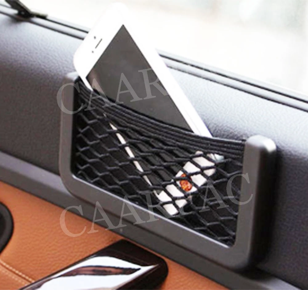 Car Storage Net Automotive Pocket Organizer Bag for Phone Holder Box Facial Tissue For All Car Accessories