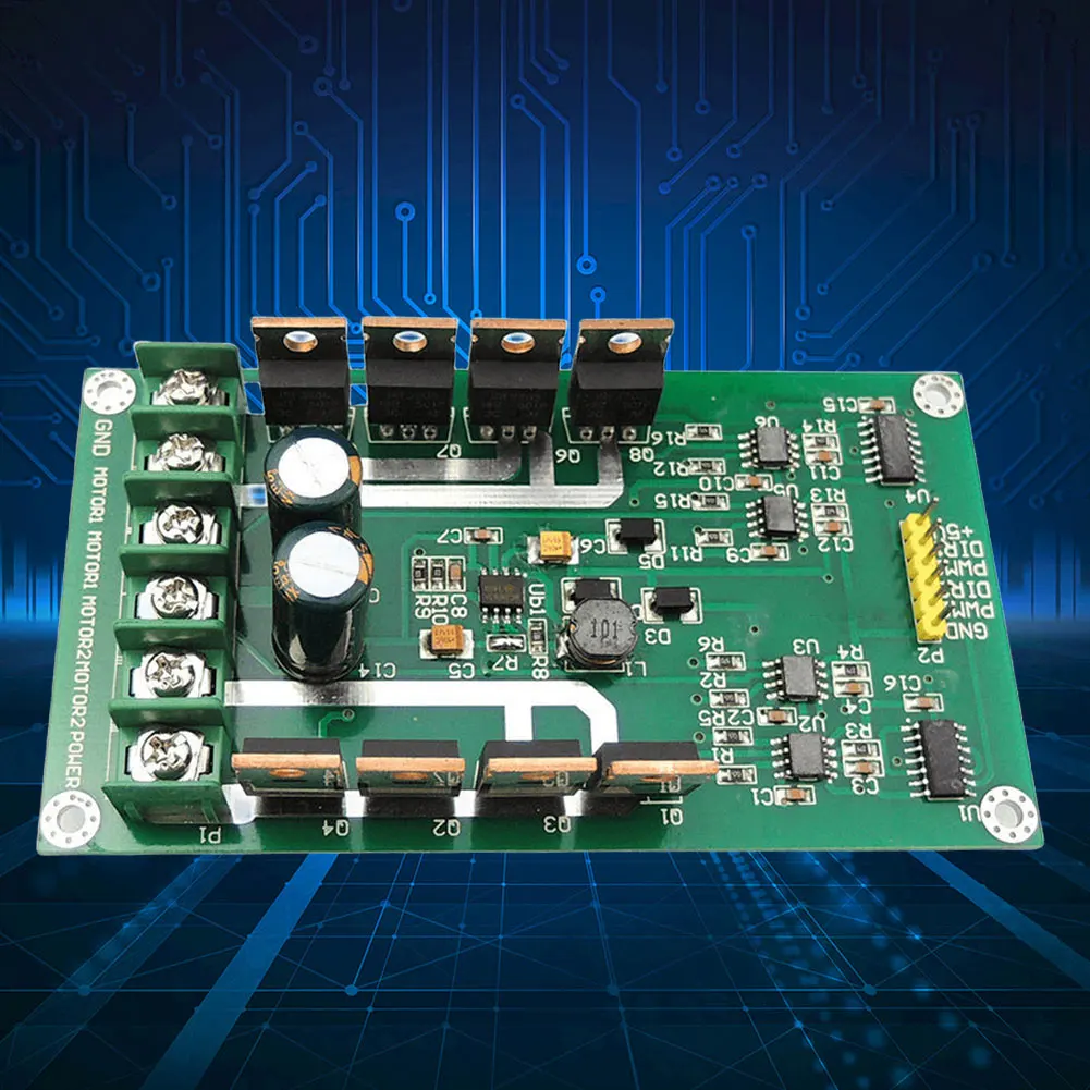 freio, DC Dual Motor Drive Board, pico 30A, H-Bridge, 3V-36V, 10A