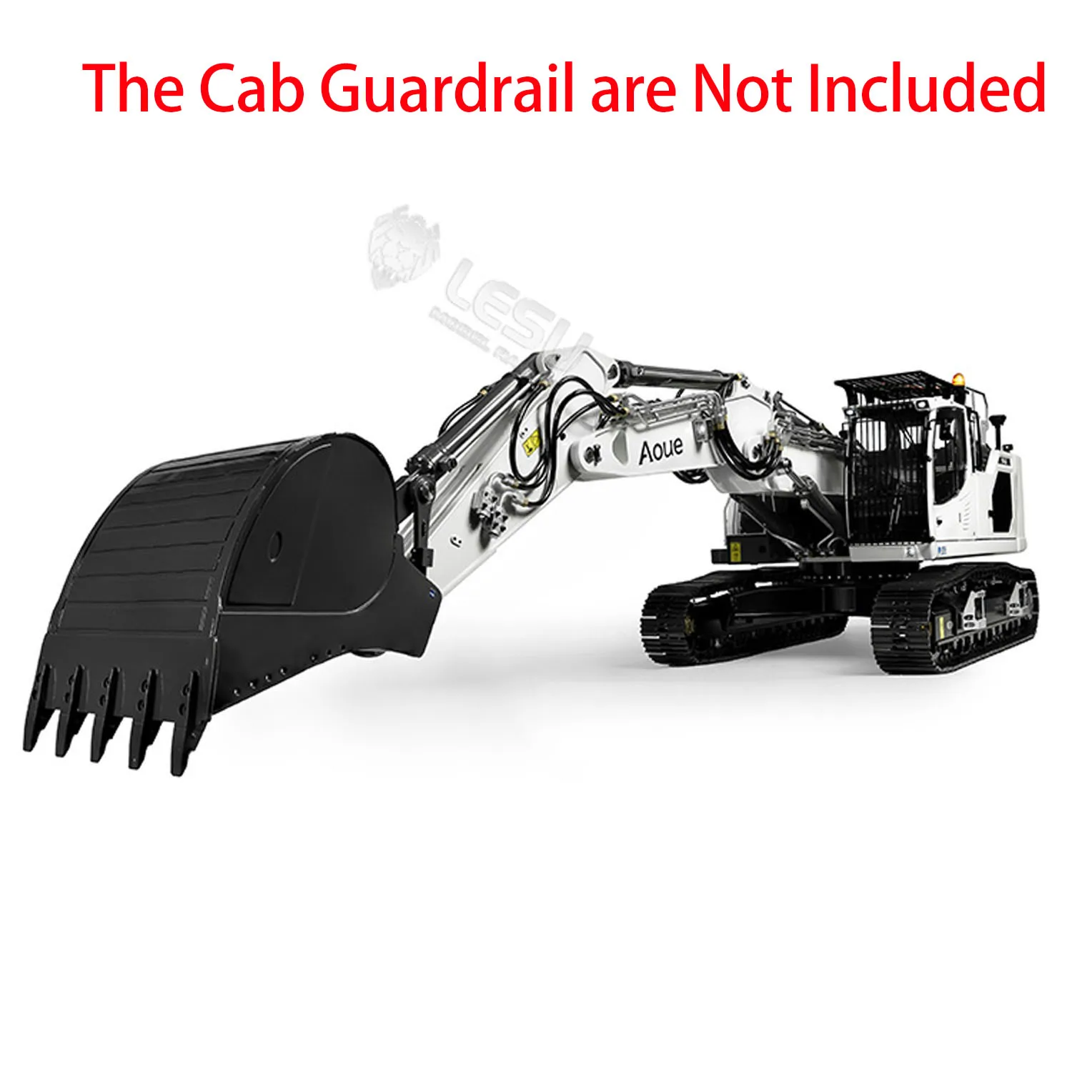 LESU AOUE 945 3 Arm RC Hydraulic Excavator 1/14 Metal Finished Digger Machine Radio Control Construction Vehicle Truck Cars Toys 4