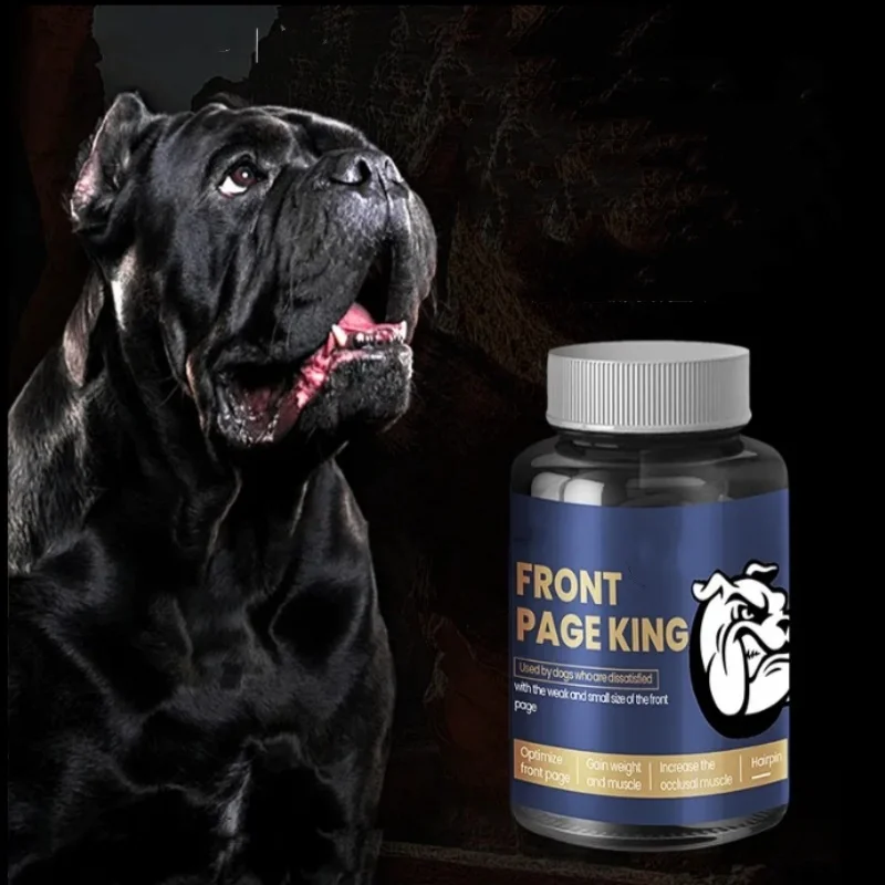 Bulldog Nutrition Supplement Enhance Physical Fitness Optimize Front Page, Chest Expanding, Gain Weight And Muscle, Pet Dog