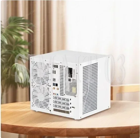 사기타리우스 8베이 NAS/서버 섀시 | MATX 및 ATX 지원 | 풀 하이트 PCIe 확장 카드 | AIO 스토리지 및 RAID 지원
