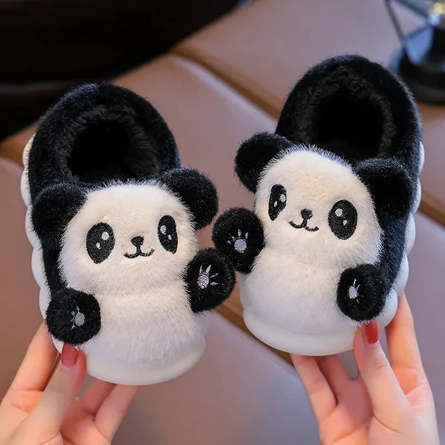 Adult Cartoon Panda Slippers Size Winter Indoor Warm Warm for Bedroom  Indoor - Walmart.com