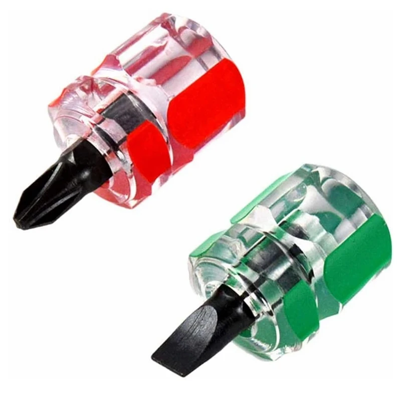 Screwdriver Set Mini Screwdriver Phillips Screwdriver Mini Short Small Split Fender Tools Kit Slotted Flat Cross-head