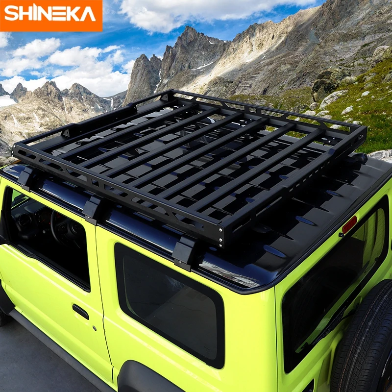 Shineka Dacht räger boxen für suzuki jimny jb64 jb74w Autodach Gepäck box  Regal Außen zubehör - AliExpress