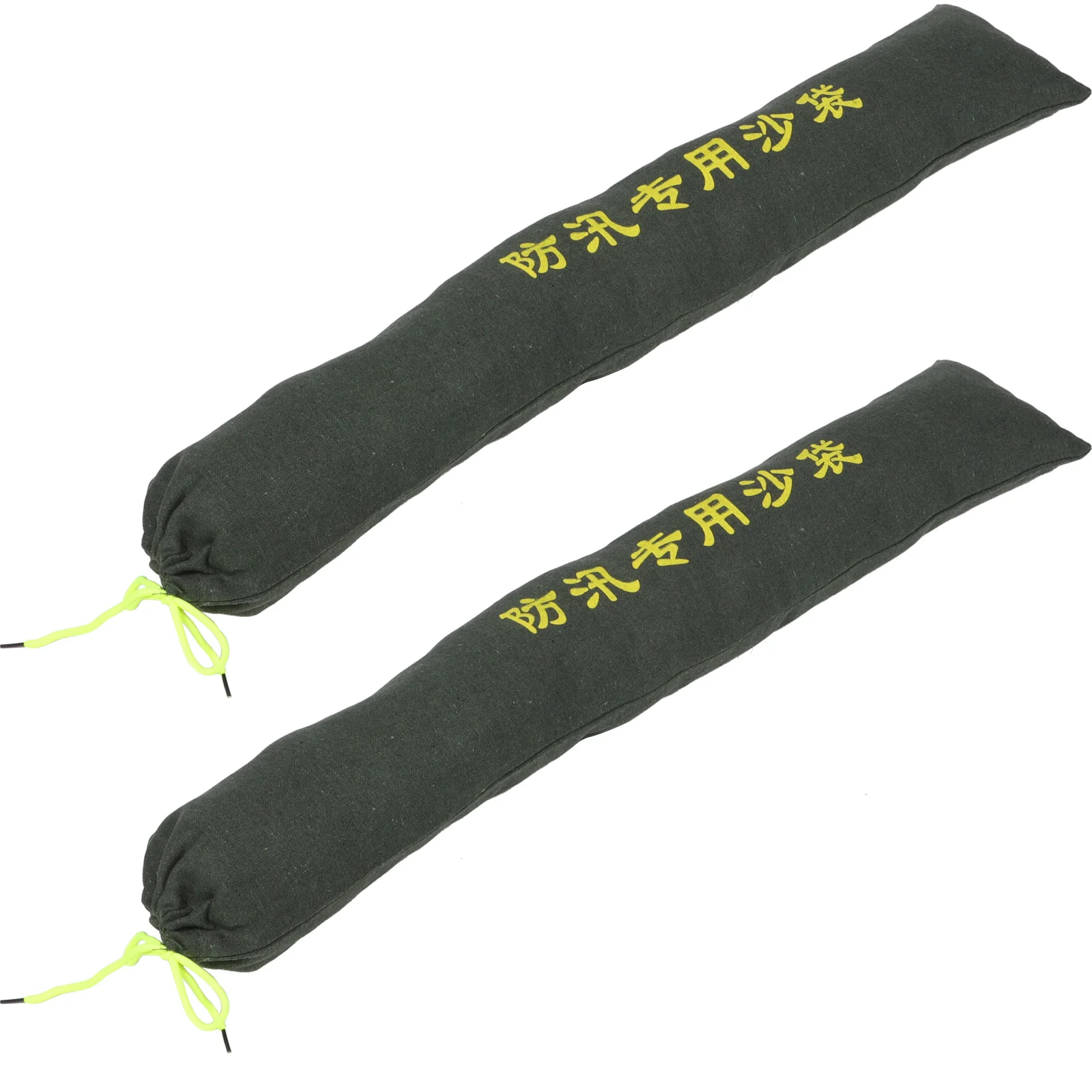 2 Pcs Empty Sand Bags Extended Flood Control Sandbag Sandbags Long Dedicated Reusable Canvas