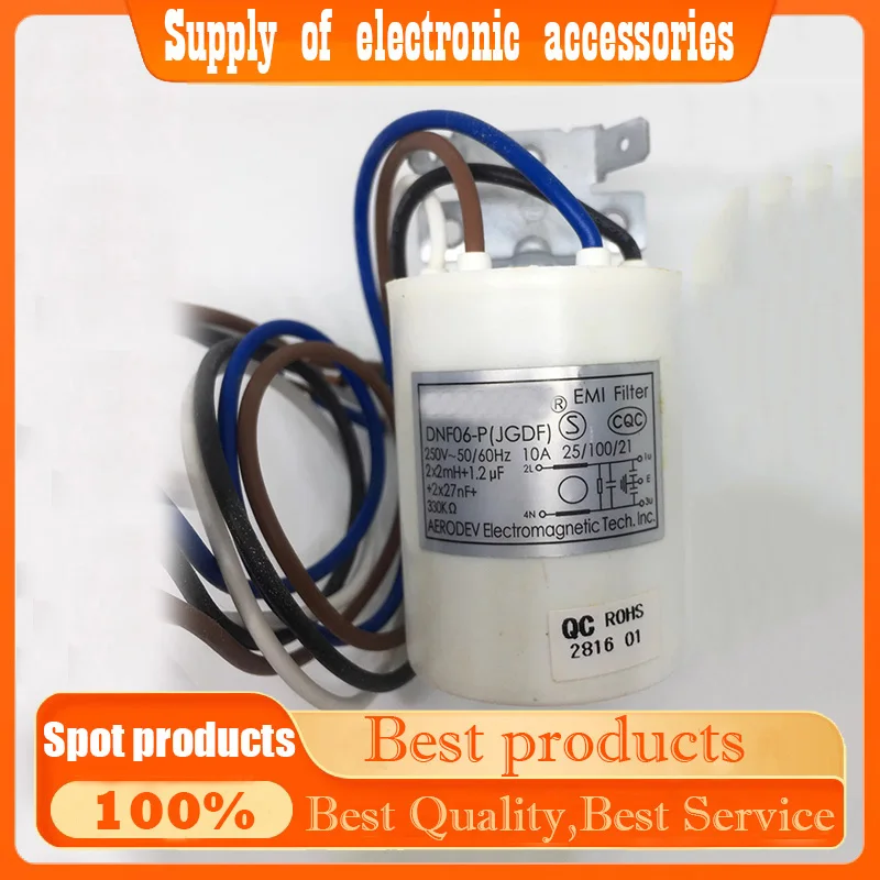 Suitable for cartridge washing machine filter interference suppressor capacitor DNF06-P 10A new power supply