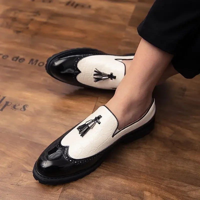 

Мужские мокасины, повседневная кожаная обувь для мальчиков, Осень-зима