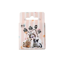 Vibrant Cat Sticker Collection - Creative Decor for Luggage, Notebook, and DIY Projects (ENE231108)