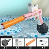 Summer Fully Water Gun Rechargeable Long-Range Continuous Firing Space Party Game Splashing Kids Toy Boy Gift 5