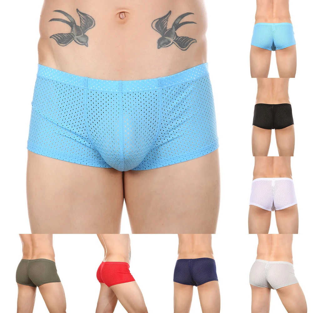  Men Exotic Reduce Sensitivity Boxers Briefs Underwear Modal,  Foreskin Expose Lingerie Penis Pouch for Prolong Sex Time: Clothing, Shoes  