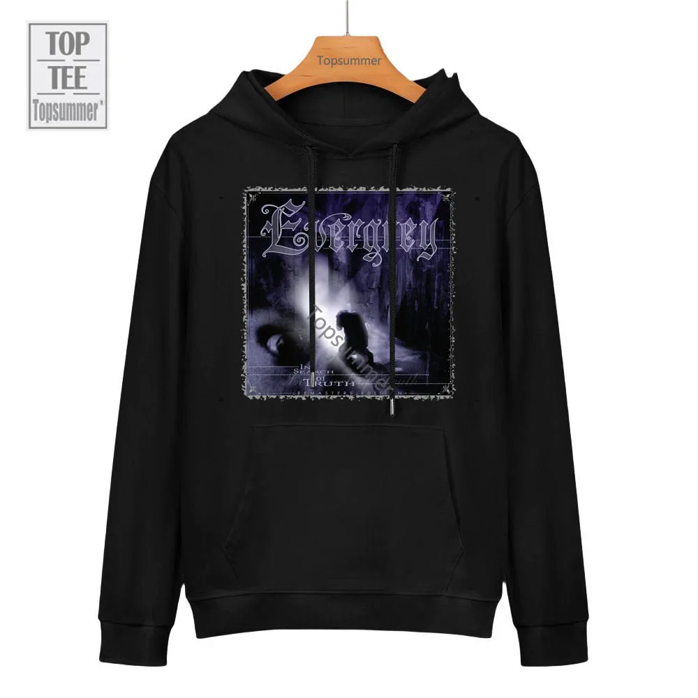 In Search of Truth Album Hoodies Evergrey Tour Hoodie Women’S Rock Streetwear Sweatshirt Oversized Clothings