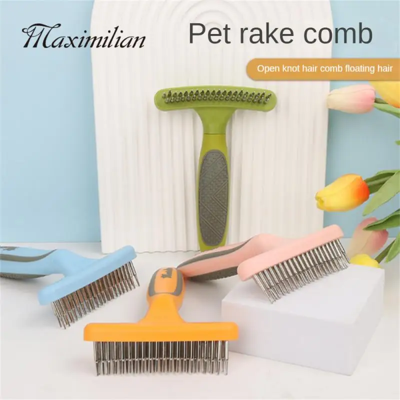 Teddy Rake Comb Beauty Dog Comb Knot Hair Brush Creative Pet Needle