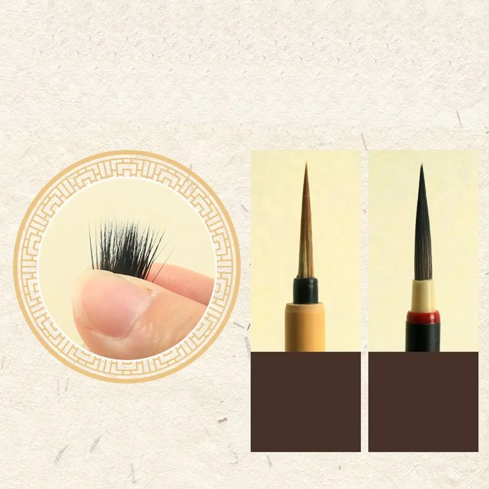 Traditional Chinese Brushes Bamboo Script Writing Brush Wolf Hair For Artist Student Painting Practice painting brushes blending brush