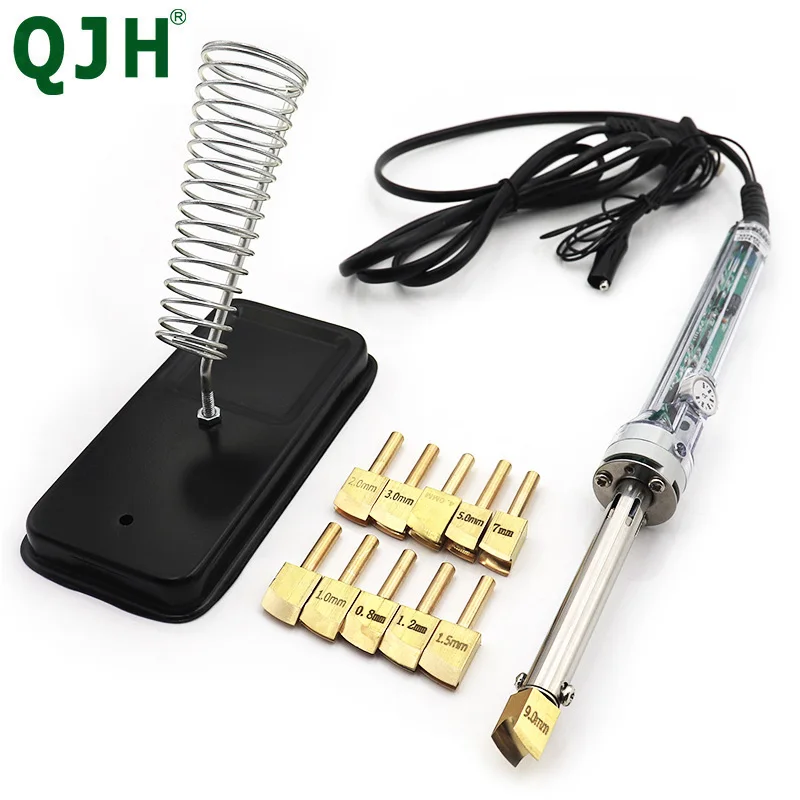 Leather Electric Brass Solder Soldering Iron Tip To Burn The Edge