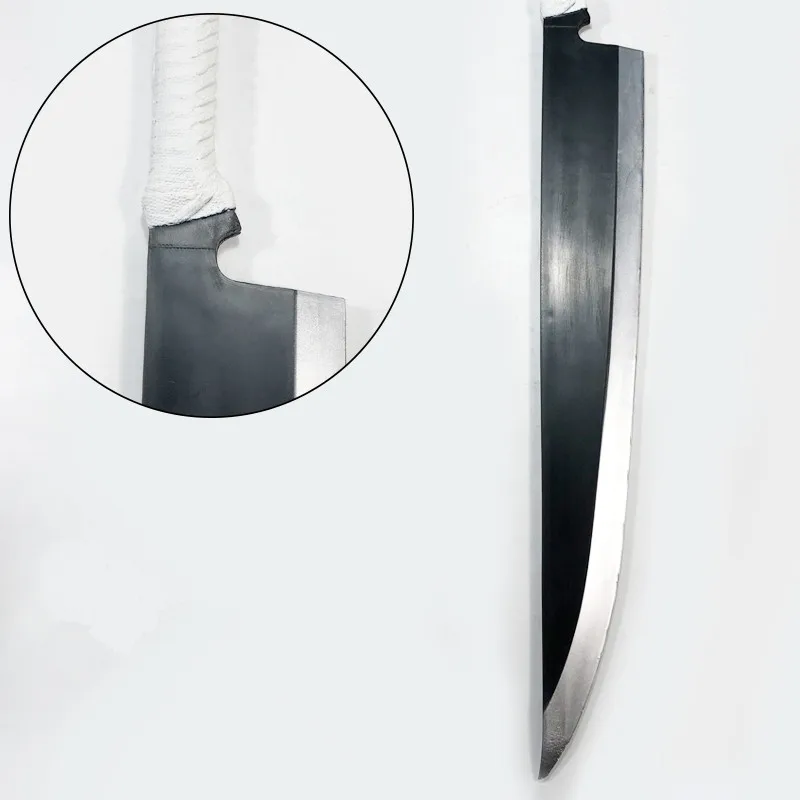 Sword Kurosaki Ichigo Sword Sky Lock Moon White Knife Zanpakutou Ninja Katana Knife Sword 1:1 Weapon Props Safety PU Toy 5