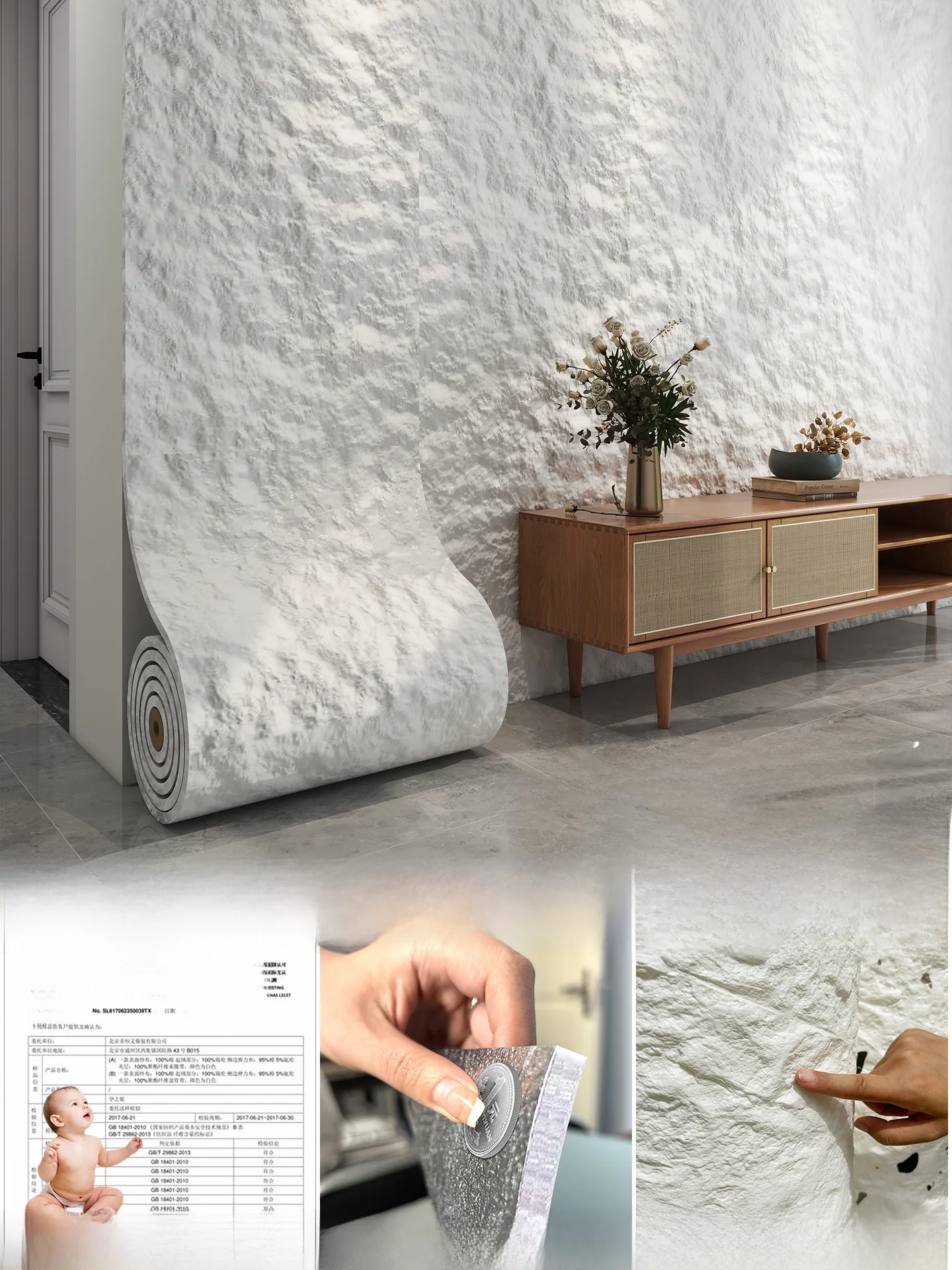 Легка декоративна панель зі штучного каменю для стін, водонепроникна, вологостійка, для внутрішнього оздоблення, захисту стін...